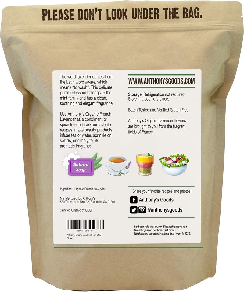 Anthony's Organic French Lavender Petals - 5 oz - Image 2